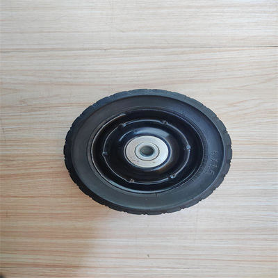 Roues roue en caoutchouc en caoutchouc dure de tondeuse à gazon de gaz de brouette de 6 de pouce durable