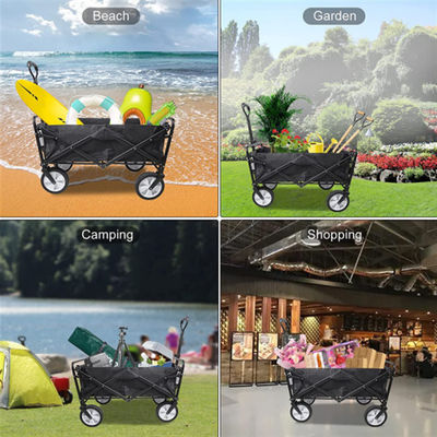 Chariot se pliant en acier de pique-nique avec la poudre enduisant le chariot pliable de chariot de jardin