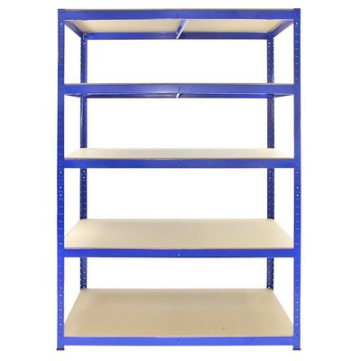 Rayonnage en acier d'entrepôt de Boltless de stockage de support d'affichage de stockage de rangée en acier de l'équipement 5