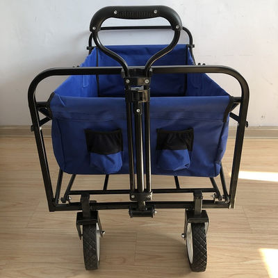Voiture pliable pliable, chariot de plage de grande capacité, chariot pliable pour le sport, le shopping, le camping