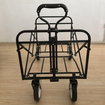 Voiture pliable pliable, chariot de plage de grande capacité, chariot pliable pour le sport, le shopping, le camping