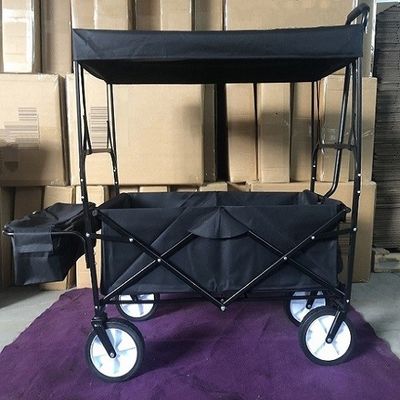 Chariot pliable de chariot d'OEM de tissu pliant léger d'Oxford pour la plage