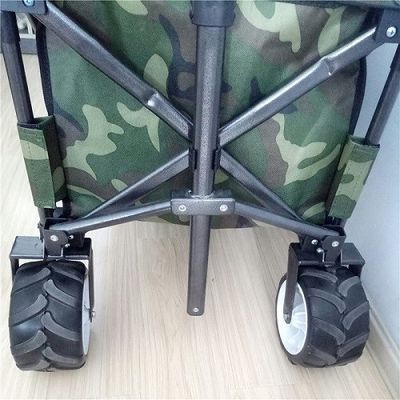 Chariots se pliants de achat extérieurs universels de chariot au chariot 600D de camping d'OEM