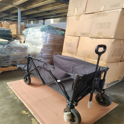 Chariot pliant de service de achat de pique-nique de chariot pliable de chariot avec toute la roue de terrain