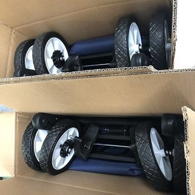 Chariot de service extérieur se pliant pliant avec le frein