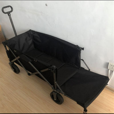 Chariot pliable populaire de plage de pliage de roue de PVC du chariot 128cm de chariot avec l'extension