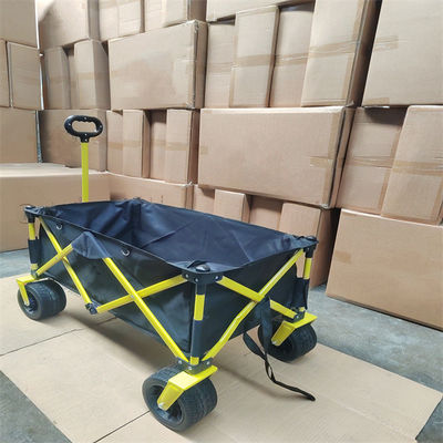 Chariot se pliant va-et-vient se pliant universel de chariot de plage avec 60KGS à quatre roues