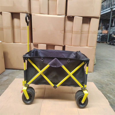 Chariot se pliant va-et-vient se pliant universel de chariot de plage avec 60KGS à quatre roues