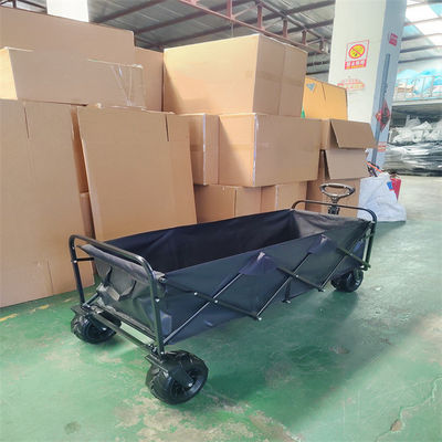 Chariot portatif se pliant campant adapté aux besoins du client d'OEM de chariot pliant de chariot de couleur