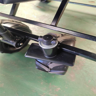Chariot portatif se pliant campant adapté aux besoins du client d'OEM de chariot pliant de chariot de couleur