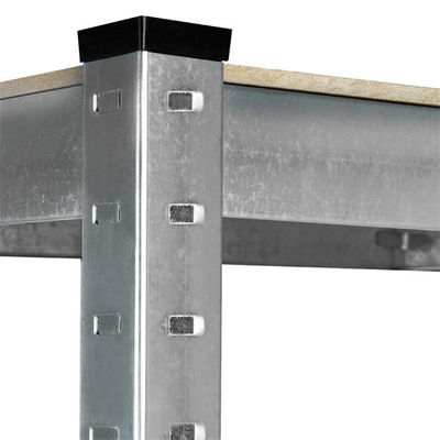 750mm stockage d'entrepôt de support de Boltless de 5 couches étire les étagères industrielles de stockage en métal