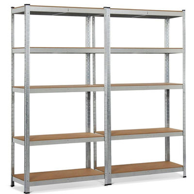 Garage résistant de système de rayonnage de Boltless de rangées du support 5 de stockage de 900*450*1800 Boltless