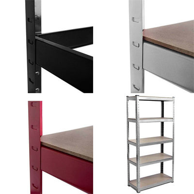 Le support du stockage 1200*600*1800 enterre l'affichage de support de plat de rayonnage de Boltless de rangée des supports 5