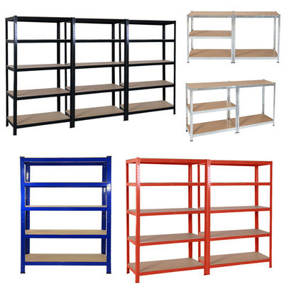 Le support du stockage 1200*600*1800 enterre l'affichage de support de plat de rayonnage de Boltless de rangée des supports 5