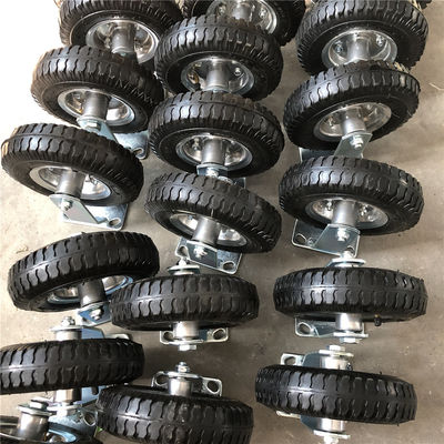 250-4 roues en caoutchouc de roulette résistantes pour le chariot de main