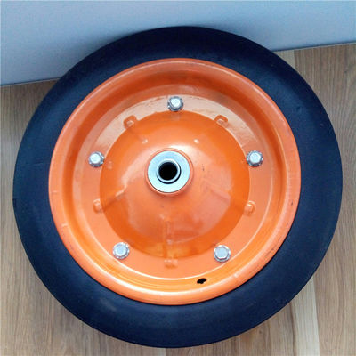 31cm 13 avancent les pneus petit à petit en caoutchouc solides Rim Solid Rubber Wheelbarrow Tire coloré pour le camion de main