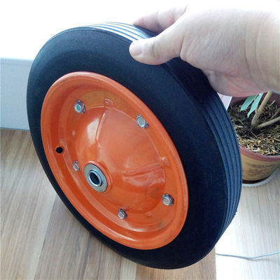 31cm 13 avancent les pneus petit à petit en caoutchouc solides Rim Solid Rubber Wheelbarrow Tire coloré pour le camion de main