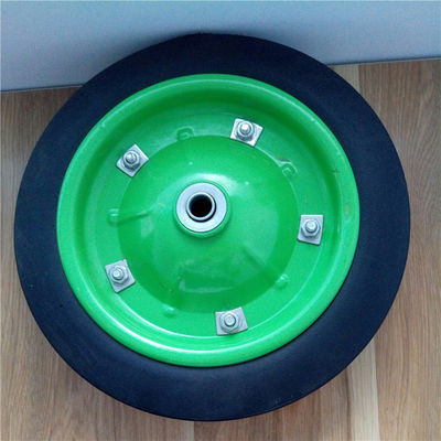 31cm 13 avancent les pneus petit à petit en caoutchouc solides Rim Solid Rubber Wheelbarrow Tire coloré pour le camion de main