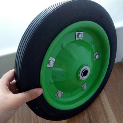 31cm 13 avancent les pneus petit à petit en caoutchouc solides Rim Solid Rubber Wheelbarrow Tire coloré pour le camion de main