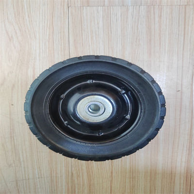 Roues roue en caoutchouc en caoutchouc dure de tondeuse à gazon de gaz de brouette de 6 de pouce durable