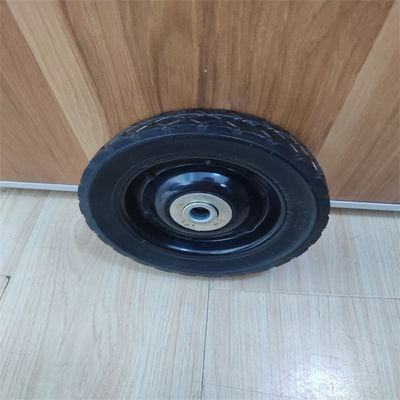 Roues roue en caoutchouc en caoutchouc dure de tondeuse à gazon de gaz de brouette de 6 de pouce durable