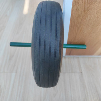 Les roues en caoutchouc solides de 14 pouces rendent le solide sans chambre résistant de roue de brouette de pneu