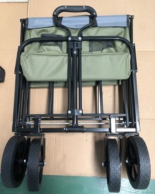 Chariot pliable pliable, chariot d'épicerie, chariot de jardinage utilitaire, chariot pliant avec roues pour les sports de jardinage
