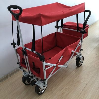 Chariot de service de pliage de chariot chariot pliable à plage de 8 pouces avec le tissu de l'auvent 600D Oxford