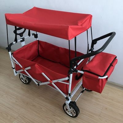 Chariot de service de pliage de chariot chariot pliable à plage de 8 pouces avec le tissu de l'auvent 600D Oxford