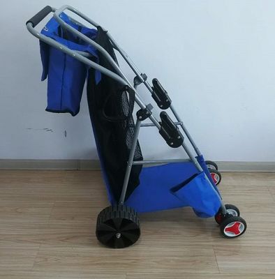 pliage de tissu de 600D Oxford pêchant le chariot de pêche pliant à chariot avec la grande roue