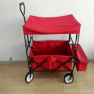 Chariot de plage pliable d'enfants de sac de chariot de chariot d'OEM avec l'auvent démontable