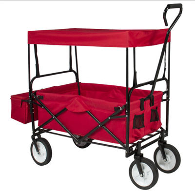 Chariot de plage pliable d'enfants de sac de chariot de chariot d'OEM avec l'auvent démontable