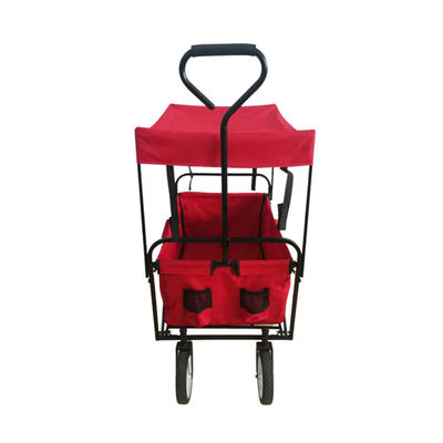 Chariot de plage pliable d'enfants de sac de chariot de chariot d'OEM avec l'auvent démontable