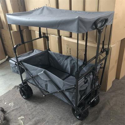 le chariot se pliant de chariot de 600D Oxford de chariot de poussette des enfants pliables de polyester avec l'auvent
