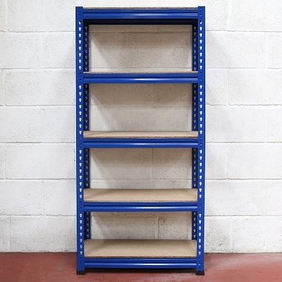 Bleu à la maison d'unité de stockage d'étagère en métal de rangée de Boltless 5
