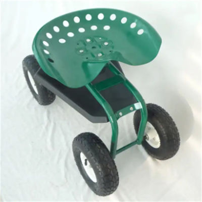Chariot de roulement orientable de roulement en acier de scooter en métal de Seat de travail de Seat de travail de chariot de jardin