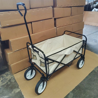 Biens pliables de chariot de chariot de jardin à quatre roues d'acier inoxydable