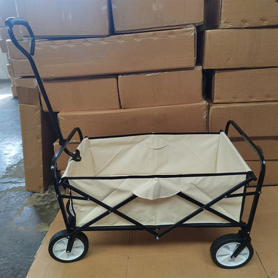 Biens pliables de chariot de chariot de jardin à quatre roues d'acier inoxydable