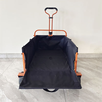 Chariots de achat à pique-nique de couleur adaptés aux besoins du client par roue extérieure d'OEM pliant le chariot