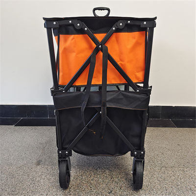 Chariot se pliant à quatre voies avec le double à travers le double 600D Oxford tissu des paniers