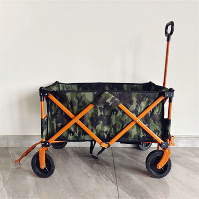 Le chariot pliable pratique à quatre voies de chariot avec de l'O a formé le tissu solide de la poignée 600D Oxford