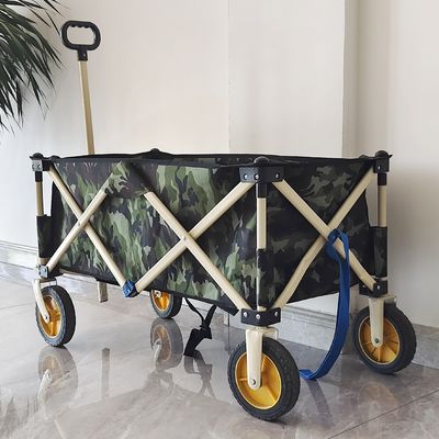 Tout le chariot à terrain pour le corps et le logo personnalisables se pliants campants extérieurs de chariot