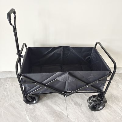 Constitution en acier campante extérieure de chariot de roues larges pliantes du chariot quatre