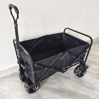 Constitution en acier campante extérieure de chariot de roues larges pliantes du chariot quatre