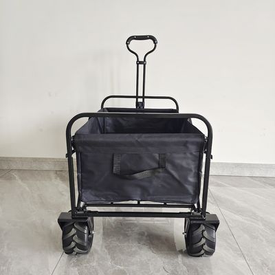 Constitution en acier campante extérieure de chariot de roues larges pliantes du chariot quatre