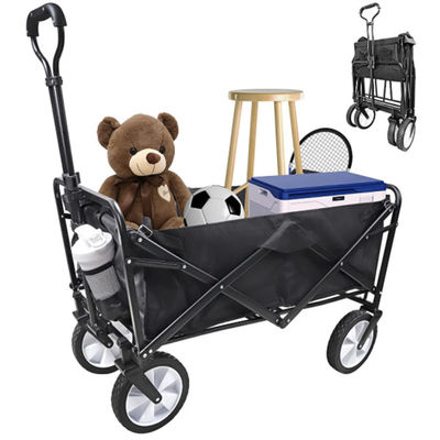 Chariot se pliant en acier de pique-nique avec la poudre enduisant le chariot pliable de chariot de jardin
