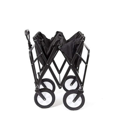 Chariot se pliant en acier de pique-nique avec la poudre enduisant le chariot pliable de chariot de jardin