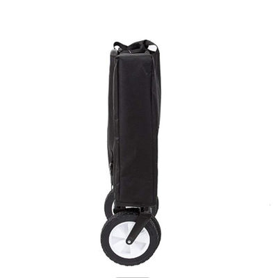 Chariot se pliant en acier de pique-nique avec la poudre enduisant le chariot pliable de chariot de jardin