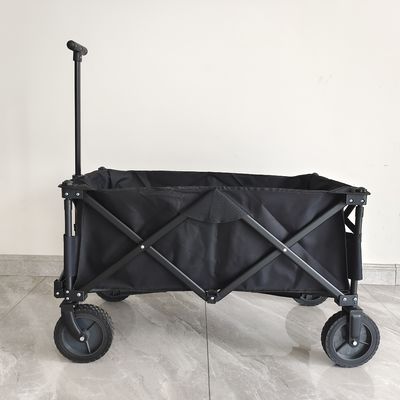 Corps réglable en forme de t se pliant pliant à quatre voies et tissu d'OEM de poignée de chariot