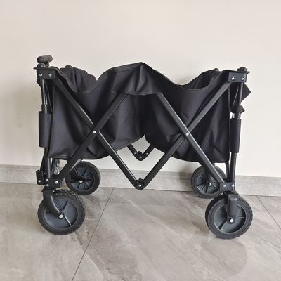 Corps réglable en forme de t se pliant pliant à quatre voies et tissu d'OEM de poignée de chariot